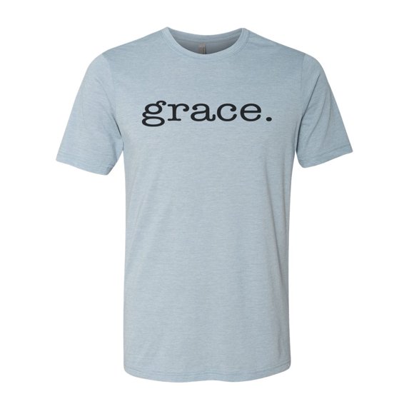 Christian Shirt, Grace, Religious Shirt, Grace Shirt, Unisex Fit, Jesus Shirt, Gift For Her, Christian Apparel, God's Grace, Jesus Lover, Stonewash Denim, XL