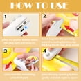thumbnail image 7 of Mini Bag Sealer, 2 in 1 Portable Handheld Vacuum Food Storage Sealer Portable Bag Sealer Heat Seal, Vacuum Food Sealer Bag Sealing Machine for Plastic Bags Snack Bags (White), 7 of 7