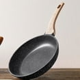 thumbnail image 3 of With Spatula，Non Stick Frying Pan With Lid Spatula Ceramic Non Stick Frying Pan 26 Cm Pan Induction PFAS & PFOA Dishwasher With Cool Handle (Grey 26 Cm), 3 of 4