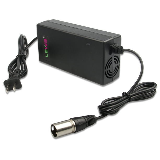 48V Lithium Battery Charger Electric Bike Ebike 3 pin XLR Plug 54.6V 2A