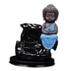 thumbnail image 5 of Torre de quemador de reflujo de humo, soporte para incienso cónico budista para hotel y hogar. Azul, 5 of 9