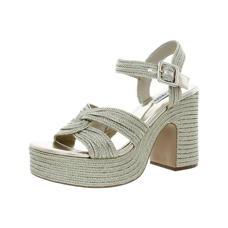 

Steve Madden Womens Carisma Metallic Slingback Platform Sandals