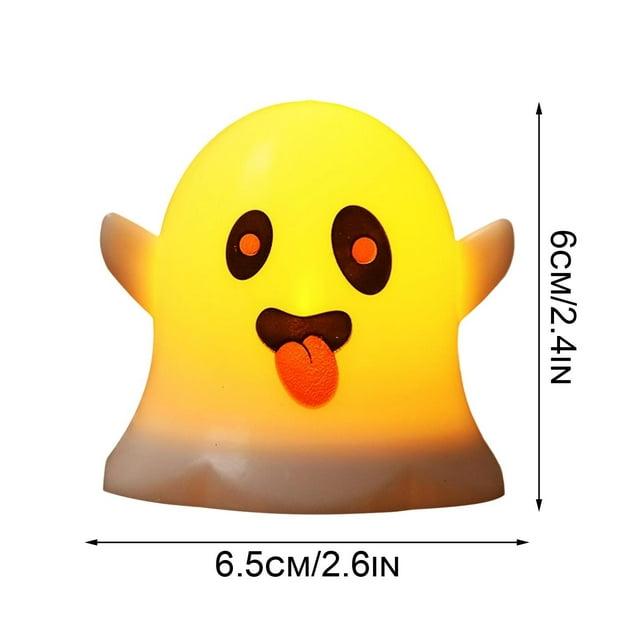 Halloween Ghost Lights Terrifying Expressions Candle Lights And Night Lights