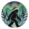 thumbnail image 3 of Lotusprinthandmade Merry Christmas Bigfoot Spare Tire Cover Without Backup Camera Hole 6 Sizes (35 in.), christmas tire cover, funny bigfoot design, 3 of 7