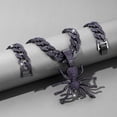 thumbnail image 6 of European and American creative fashion purple full diamond spider pendant Cuban necklace ins niche personality rap Hip hop necklace man, 6 of 7