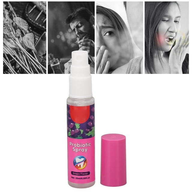 Spray Bucal, Spray Bucal Seco Oral De Larga Duración De Uva Hidratante Para Adultos Para Salidas