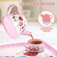 thumbnail image 3 of JoyStone 19PCS Kids Tea Party Set Includes Kettle, Princess Tea Time Toys Playset Kitchen Pretend Play Toy for 3-10 Years Old, 3 of 10