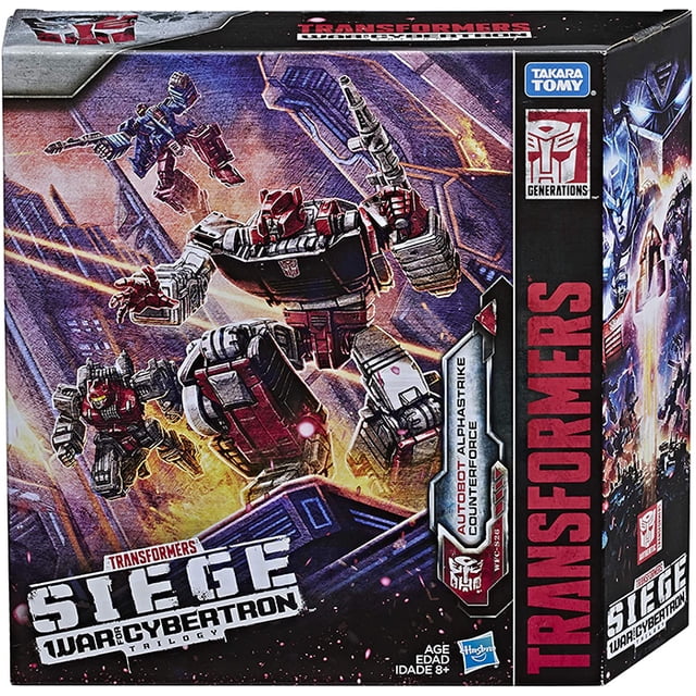Transformers Siege War For Cybertron Deluxe Class 6 Inch Action Figure 3-Pack Exclusive - Alphastrike Counterforce Reissue