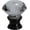 Black / Clear, variant on Urbanest Crystal Duchess Lamp Finial – 1-5/16 Inch Tall, Brushed Steel Base– Decorative Lamp Shade Finial for Table & Floor Lamps- 1 Piece