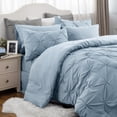 thumbnail image 4 of Juego de edredón Bedsure Queen, azul claro, 7 piezas, regalo de Navidad, 4 of 9