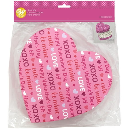 UPC: 0070896107909 | Wilton Heart-shaped Treat Box-say It With Words