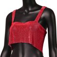 thumbnail image 6 of Sngxgn Women's Lace Tank Tops Y2k Camisole Tops Lace Crop Tops Ribbed Knitted Tank Tops(Red,One Size), 6 of 6