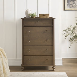 My Texas House Monroe 6-Drawer Dresser, Brushed Oak Finish