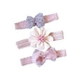 thumbnail image 2 of 3Pcs Baby Girls Lace Headbands Set Sweet Polka Dot Bowknot Flower Crown Hair Band Infant Princess Photography Props, 2 of 3