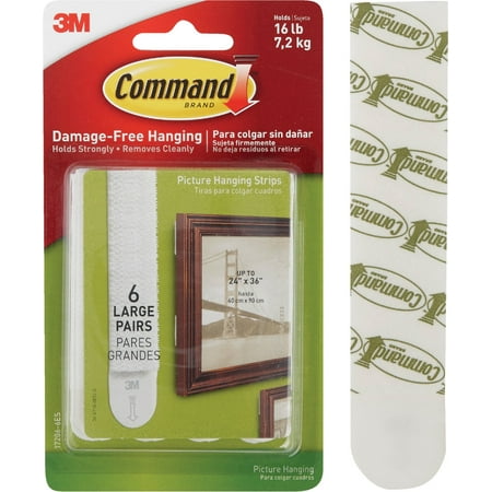 

3M 3M Command Interlocking Picture Hanger Strips White