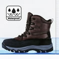 thumbnail image 3 of Nortiv 8 Men's Insulated Waterproof Construction Rubber Sole Winter Snow Skii Boots, 3 of 7