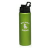 25 oz Aluminum Sports Water Travel Bottle Pit Bull Mama (Green)