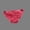 Red-A, variant on Soft Elastic Women Mid Rise Seamless Triangle Underwear, Breathable Hip Lifting Fashion Briefs for All-Day Everyday Wear Hot Pink-B XL(XL)