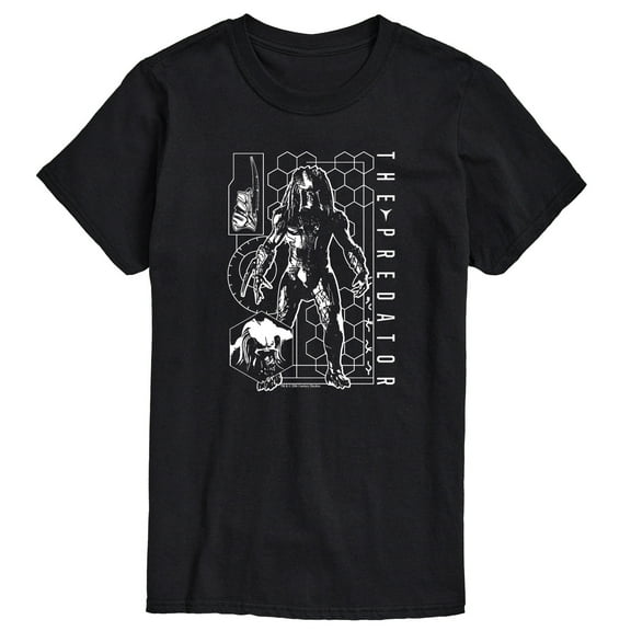 The Predator - Digital Alien Diagram - Men's Short Sleeve Graphic T-Shirt