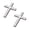 1, variant on Rustproof Crosses Car Sticker Metal Decal Easy Peeling and Application Suitable for Trunk Tailgate Side