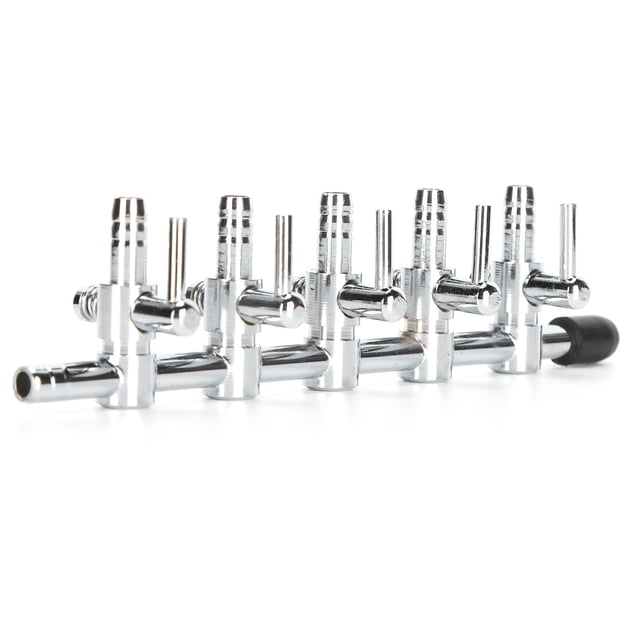 Aquarium Air Control Lever Valve, Aquarium Control Valve Manually Control Stainless Steel Practical Professional For Air Pump For Fish Tank For Aquarium 5 Head