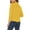 Yellow, variant on ZJXFGS Women's Ruched 3/4 Sleeve Blazers Women's Work Office Blazer Stretch Lapel Collar Long Sleeve Jacket Suit Blazer Black 2XL