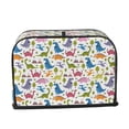 thumbnail image 2 of Yiaed Cute Dinosaur Print Two Slice Bread Machine Cover, Universal Size Kitchen Appliance Cover for Bread Machine,Bread Machine Cover, 2 of 7
