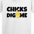 thumbnail image 4 of Inktastic Chicks Dig Me Youth T-Shirt, 4 of 5