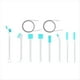 thumbnail image 1 of Juego de Cepillos de Limpieza para Máquina de Hielo: 2 Cepillos para Limpiar Pajillas y Limpiador de Máquinas, 8 Herramientas para Grietas, Kit para Mantenimiento., 1 of 5