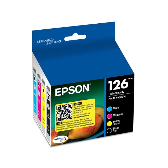 Cartucho de tinta EPSON 126 DuraBrite Ultra Black & Color Combo