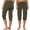 Green plus size capri pants a1, variant on Cagogo Women Plus Size Capri Pants Elastic Waist with Pockets Casual Loose Wide Leg Cropped Palazzo Trousers Summer Vacation Beach Travel Activewear Lounge, Coffee M