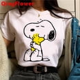 thumbnail image 2 of Snoopy Camiseta Ropa Mujer kawaii Pareja Impresión Estética casual streetwearpangjing, 2 of 4