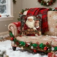 thumbnail image 4 of Funda de almohada de poliéster, decoración navideña, muñeco de nieve, ciervo, estampado navideño, funda de almohada para el hogar, la oficina, el coche, decoración de Halloween, decoración de otoño, d, 4 of 6