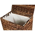 thumbnail image 3 of BirdRock Home Abaca Single Laundry Hamper - Hand Woven - Espresso, 3 of 5