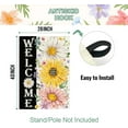 thumbnail image 3 of Memorial Day 4th of July House Flag 28 x 40 Inch Double Sided Burlap USA Patriotic Stars Independence Day Large Yard Flag Summer Holiday Farmhouse Seasonal Outdoor Outside Decoration, 3 of 4
