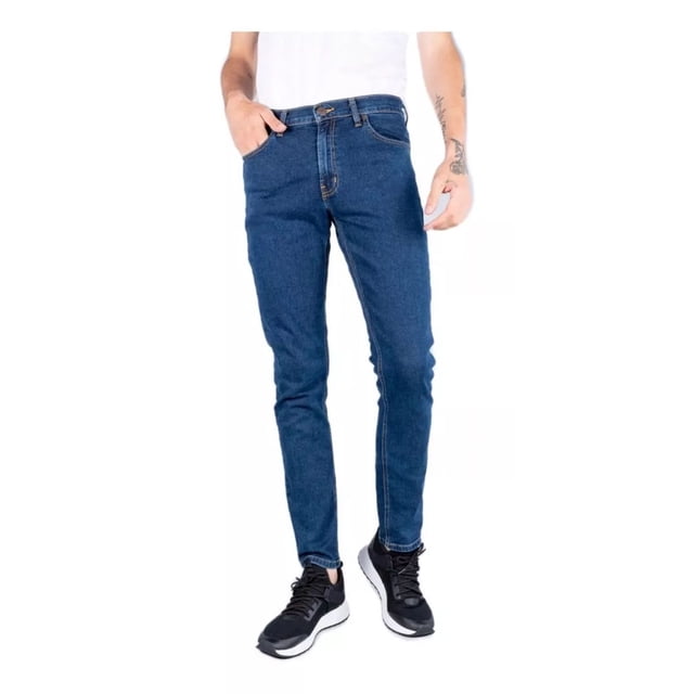 Pantalón Slim De Mezclilla Stech Oggi Jeans Iron Para Hombre