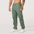 thumbnail image 1 of Pantalon Cargo pour Usage Quotidien Décontracté avec Multiples Poches Coupe Décontractée Pantalon Utilitaire pour Voyage en Plein Air et Randonnée, 1 of 7