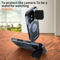 thumbnail image 6 of Case for iPhone 17 6.1-inch with Adjustable Metal Camera Lens Cover Stand Compatible with MagSafe [Military-Grade Protection] Rugged Heavy Duty Magnetic Case,Blue,For iPhone 17, 6 of 6