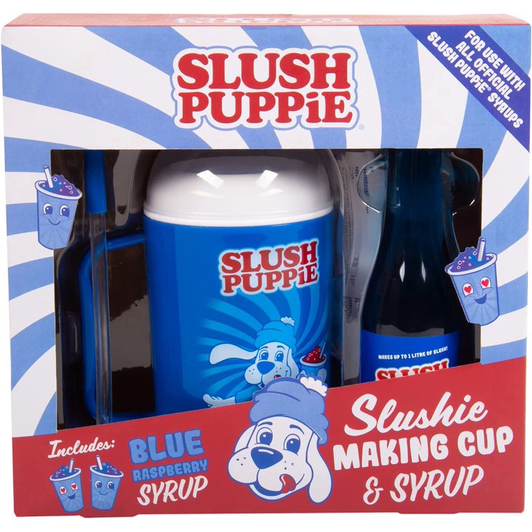 Slush Puppie Slushie Making Cup and Syrup Kit Gift Set - Raspberry