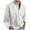 White, variant on HomeDM Button Down Shirts for Men Solid Color Casual Long Sleeve Business Work Dress Shirt, Navy