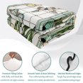 thumbnail image 4 of Full Quilt Set 78''x90'', Green Spring Botanical Lightweight Summer Bedspread Coverlet Set with 2 Pillow Shams, Summer Butterfly Vintage Breathable All Season Quilt Bedding for Bedroom/Guest Room, 4 of 9