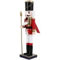 thumbnail image 3 of CATIEBYE Wooden Christmas Nutcracker Figurine Holiday Indoor Decoration for Festive Home and Office, 3 of 8