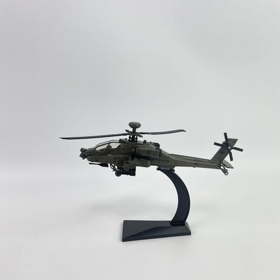 BLAXWAY Toy models,Helicopter for Boys Longbow Apache Helicopter Model Airplane,Diecast Military Attack Helicopter，Model Airplane with Light and Sound