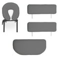thumbnail image 5 of Saloniture Professional Portable Folding Massage Table with Carrying Case - Light Gray, 5 of 7