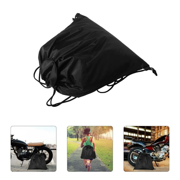 Supvox Portable Motorcycle Carrier Black Polyester Dustproof for Outdoor Use 1Pack