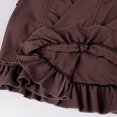 thumbnail image 4 of Girls Dresses Big Youth Solid Ruffled Drawstring Layered Tutu Plus Size Skirt Wrap Princess Dress Size 14 Y-15 Y, 4 of 6