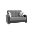 thumbnail image 2 of Ottomanson Origins X Sleeper Loveseat, Gray Polyester, 2 of 14