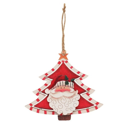 

Veki Decoration Pendant Wooden Creative Pendants Christmas Tree Christmas Cartoon Home Decor Streamer Chandelier
