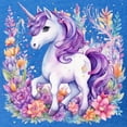 thumbnail image 3 of CafePress - Adorable Floral Unicorn T Shirt - Womens Football Shirt, 3 of 4