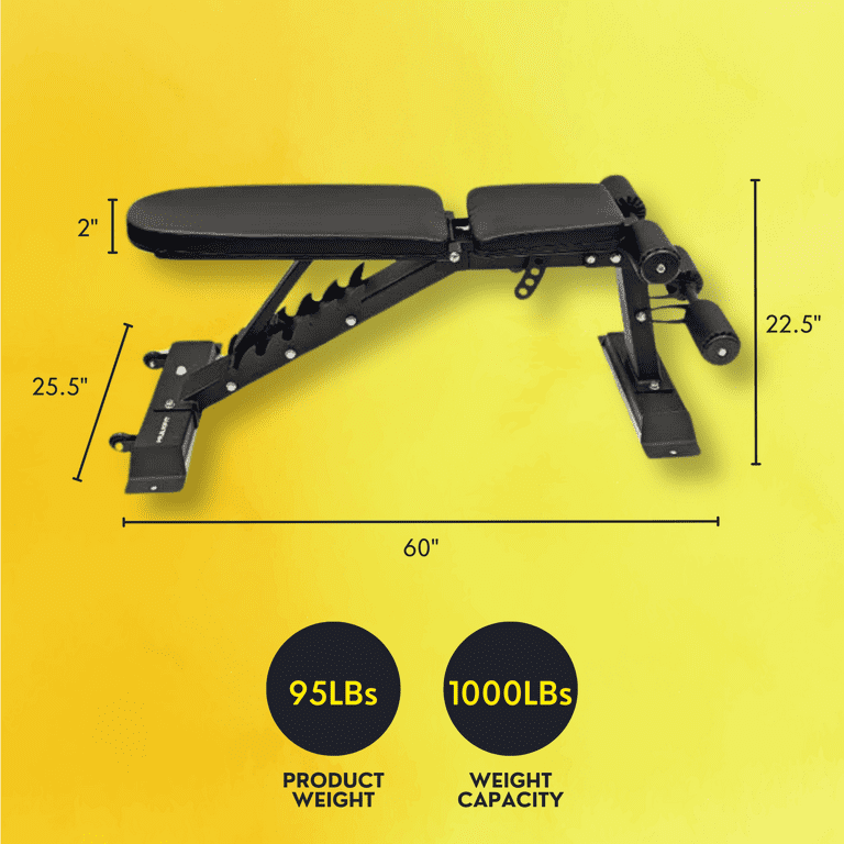 Hulkfit weight bench cheap
